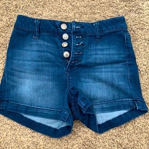 Jean Shorts, Altar’d State, 0, dark wash, new
